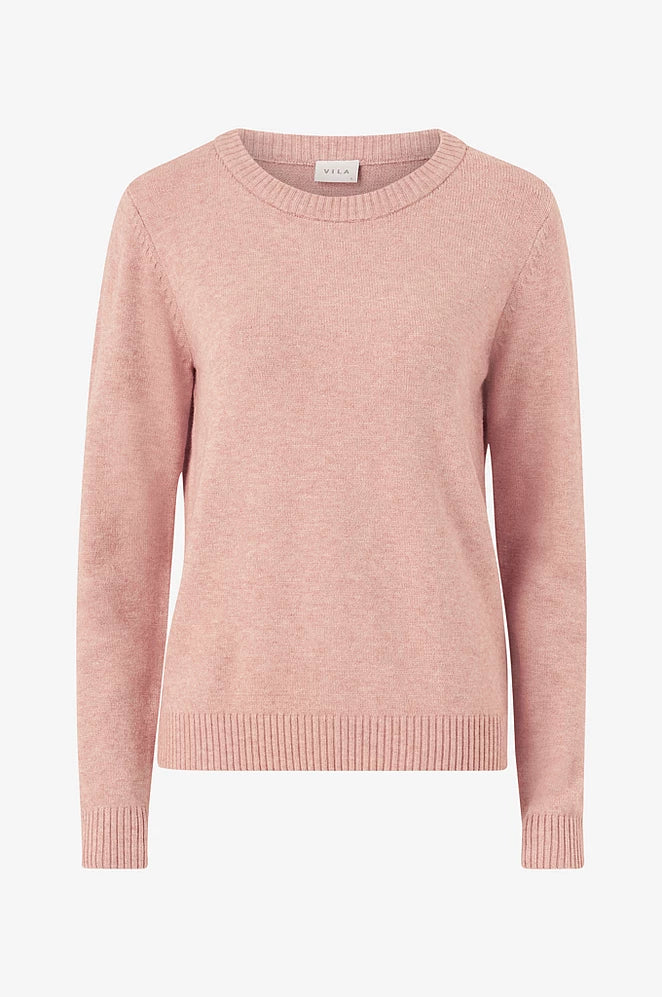 VRIL O-NECK L/S KNIT TOP-NOOS