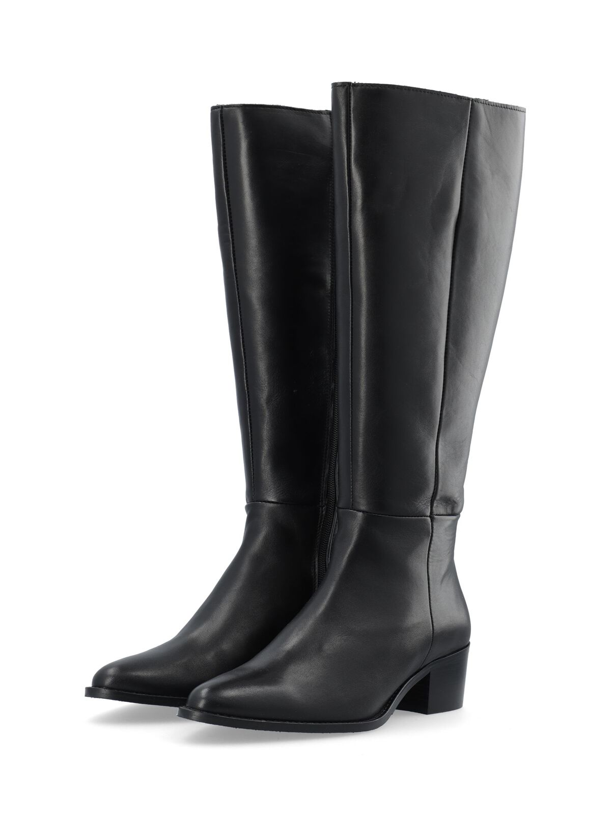 BIANCO Biacarol Knee High Boot Crust - Black