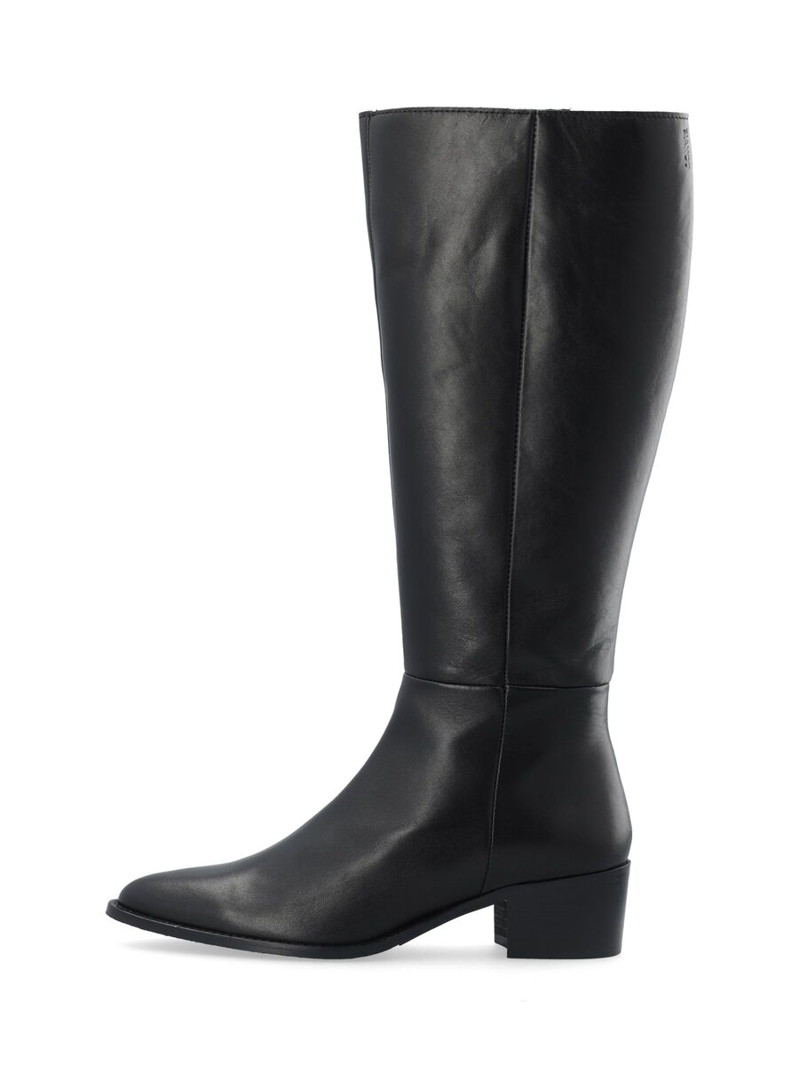 BIANCO Biacarol Knee High Boot Crust - Black