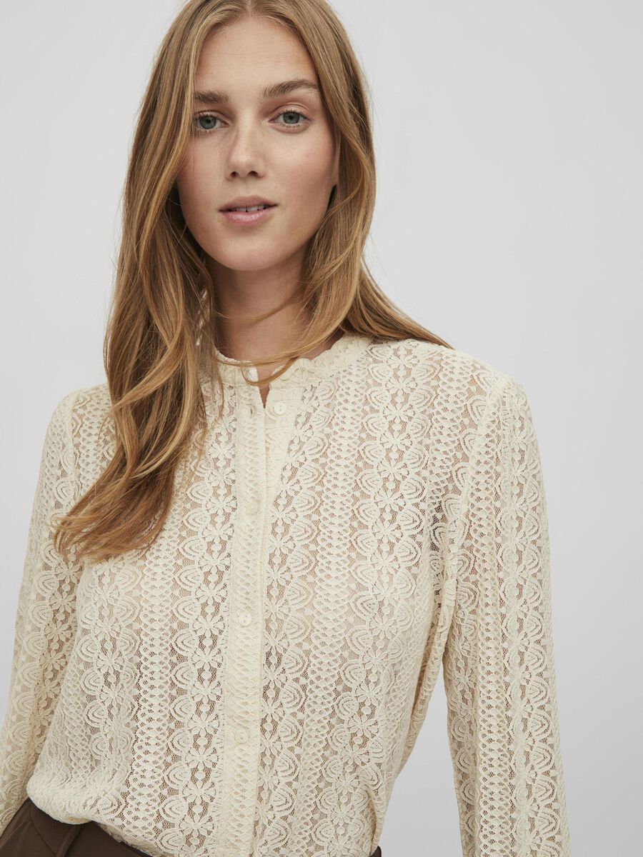VICHIKKA LACE L/S SHIRT-NOOS