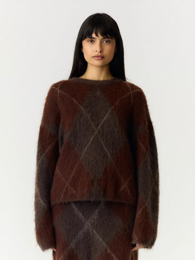 YASARGY LS MOHAIR  BLEND KNIT  PULLOVER S.