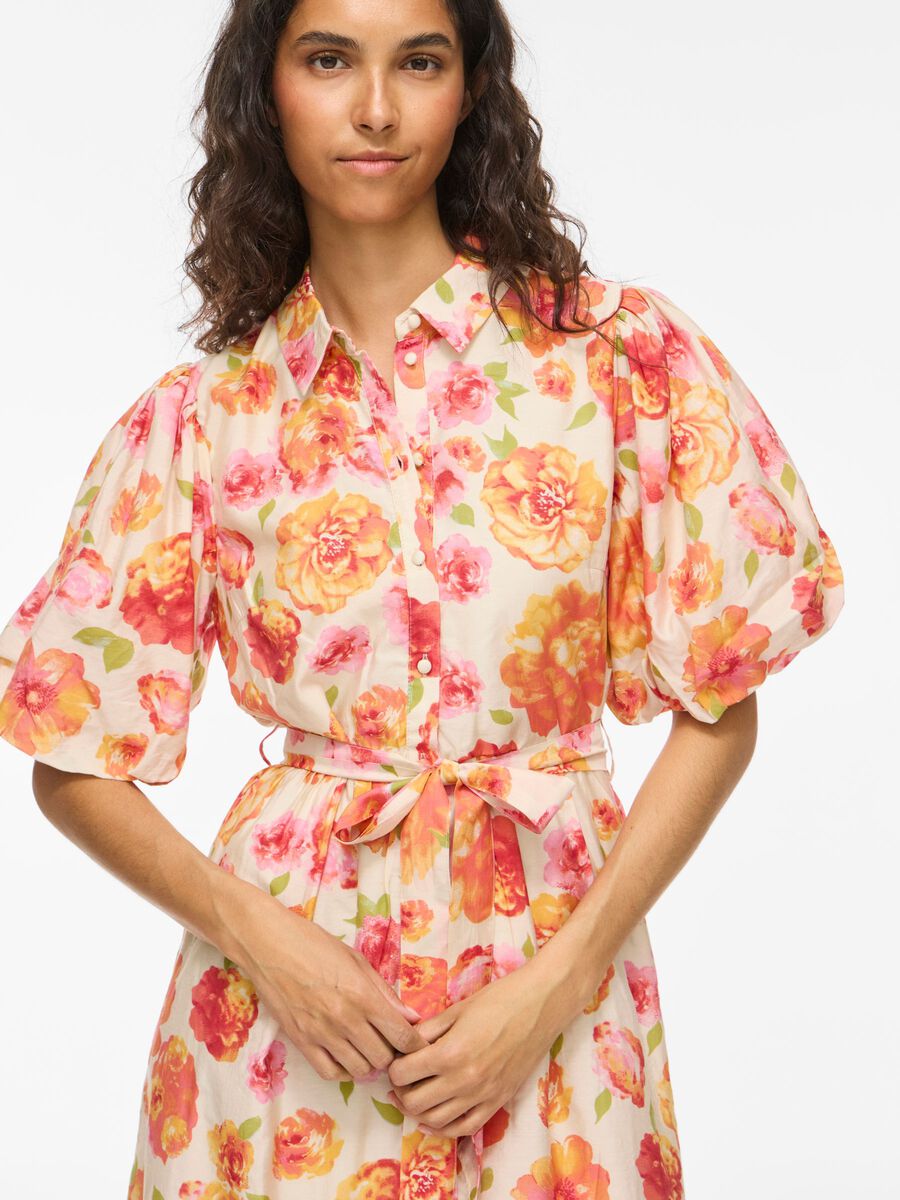 Vialina sol 2\4 midi shirt  dress\ln