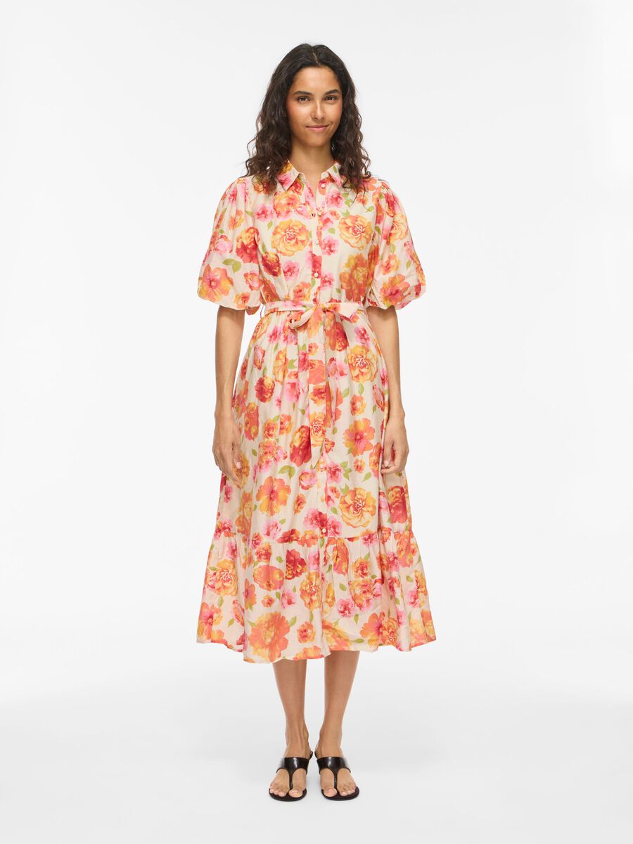 Vialina sol 2\4 midi shirt  dress\ln
