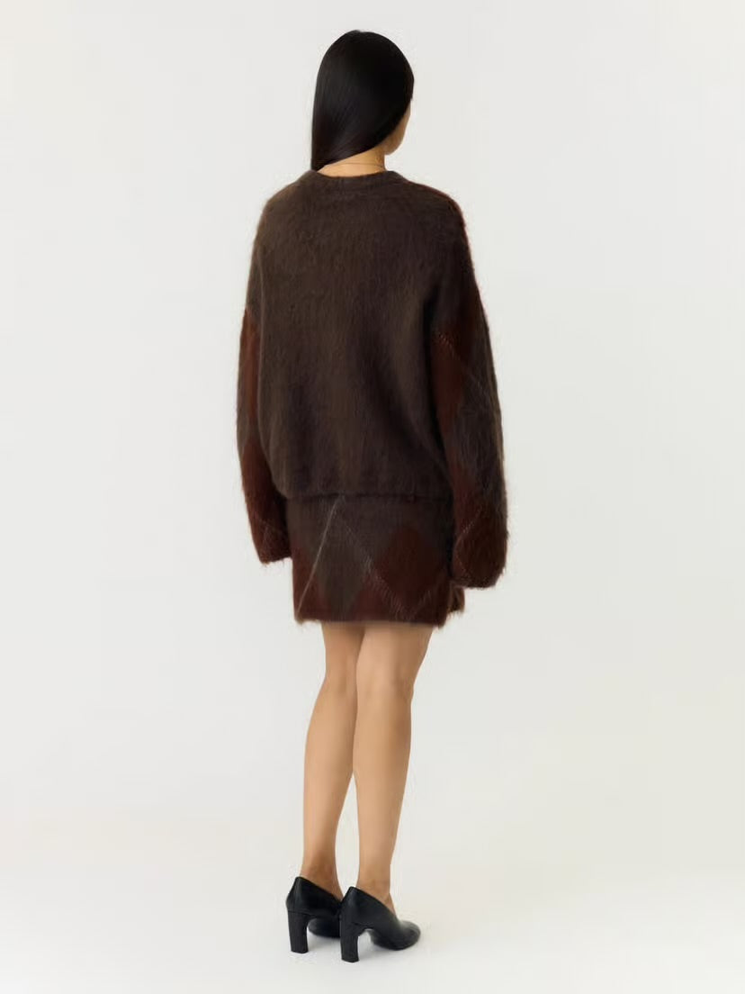 YASARGY LS MOHAIR  BLEND KNIT  PULLOVER S.