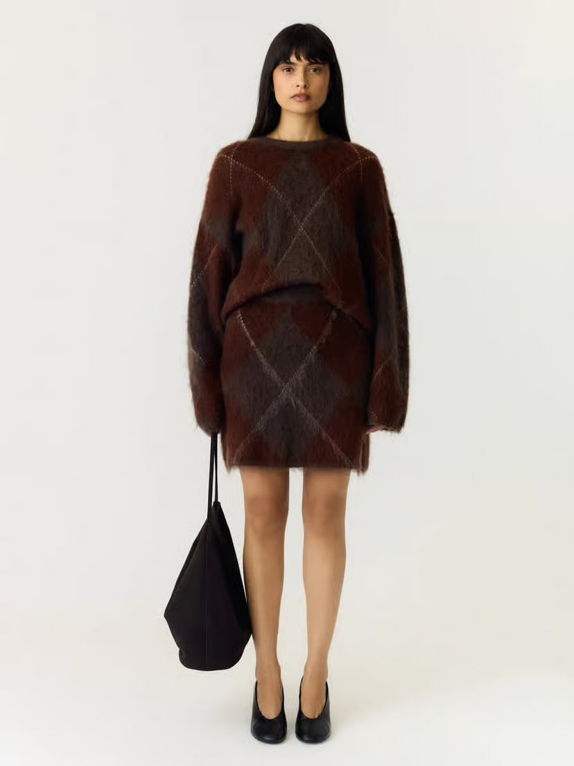 YASARGY LS MOHAIR  BLEND KNIT  PULLOVER S.