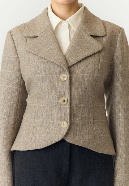 YASTHELA WOOL SHORT JACKET