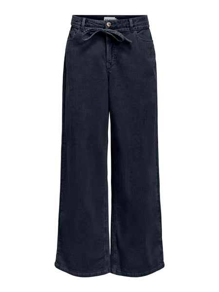 OBJROSIE MW WIDE CORDUROY JEANS 148 ND