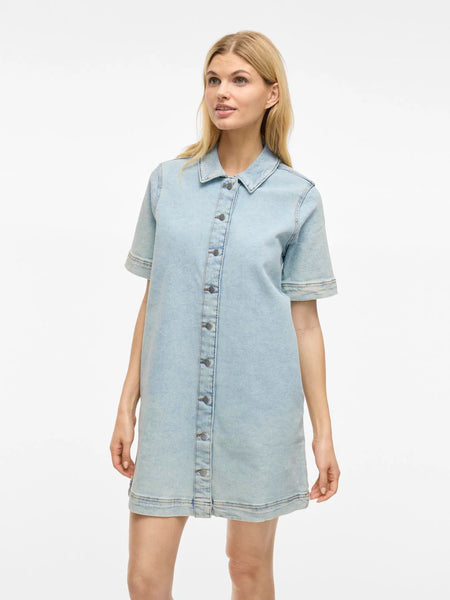 VISOL 2/4 SLEEVE BUTTON DRESS