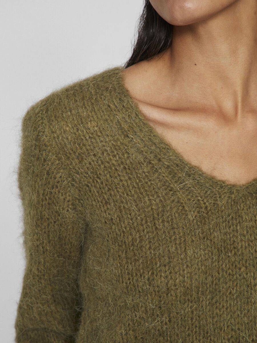 vibanu l/s v-neck knit roui