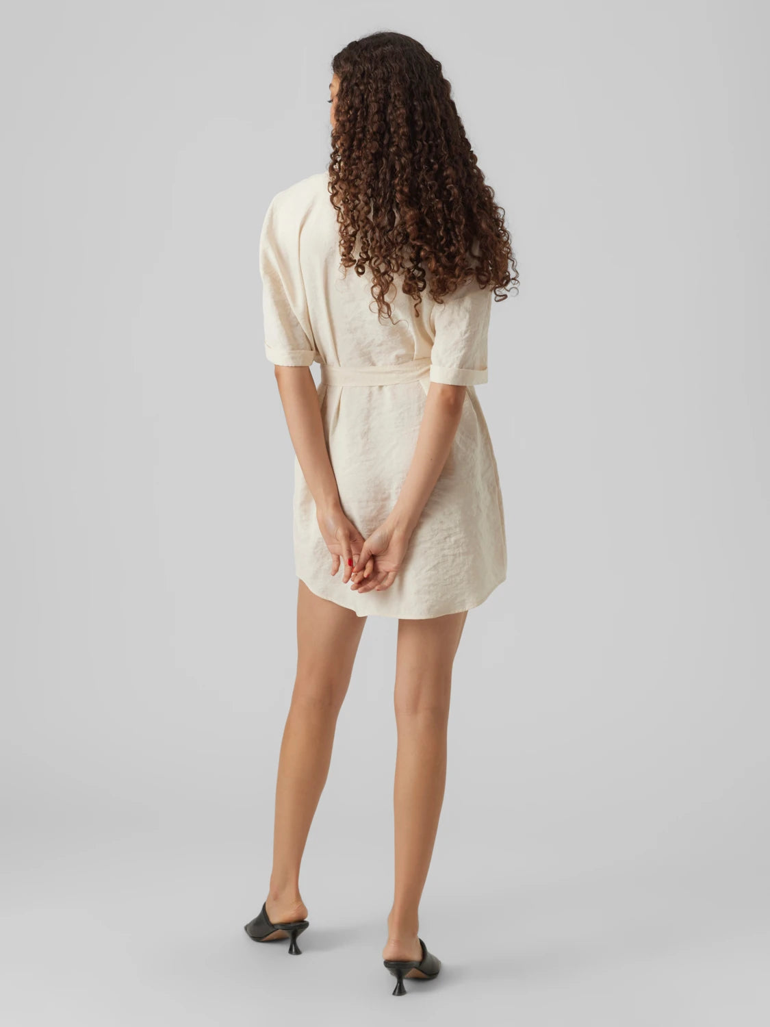 VMQUEENY 2/4 SHORT SHIRT DRESS