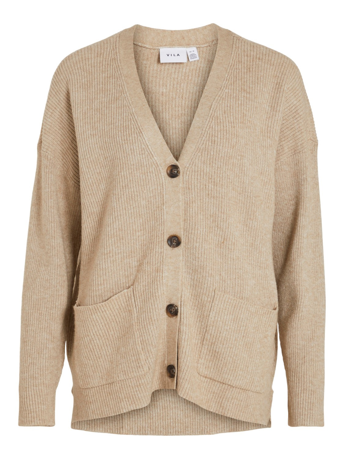 VIRIL l/s oversize knit cardigan